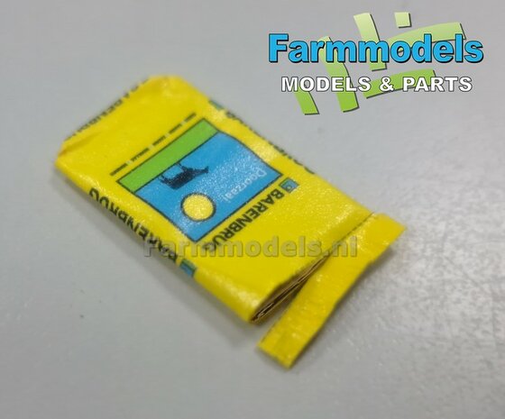 Graszaad: BARENBRUG DOORZAAI  SET A = 5x verschillende volle zakken + 1x lege zak zaadgoed + 6x Pr&eacute;-Cut decal-stickers  1:32  