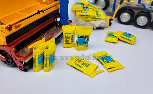 6x Pr&eacute;-Cut Decal stickerset Graszaad: BARENBRUG DOORZAAI zaadgoed voorgesneden stickers op (kleuren) stickerfolie 1:32  