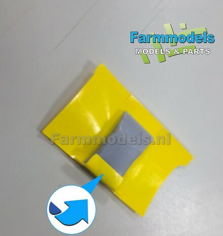 6x Pr&eacute;-Cut Decal stickerset Graszaad: BARENBRUG DOORZAAI zaadgoed voorgesneden stickers op (kleuren) stickerfolie 1:32  