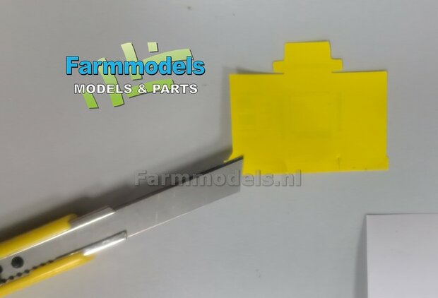 6x Pr&eacute;-Cut Decal stickerset Graszaad: BARENBRUG DOORZAAI zaadgoed voorgesneden stickers op (kleuren) stickerfolie 1:32  