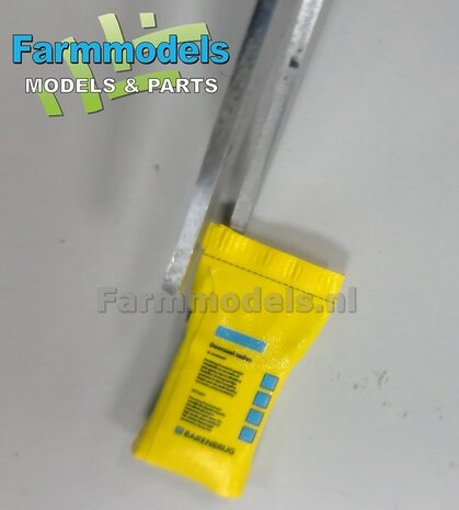 Graszaad: BARENBRUG DOORZAAI  SET B = 6x volle zakken zaadgoed (3 vormen) + 6x Pr&eacute;-Cut decal-stickers 1:32  