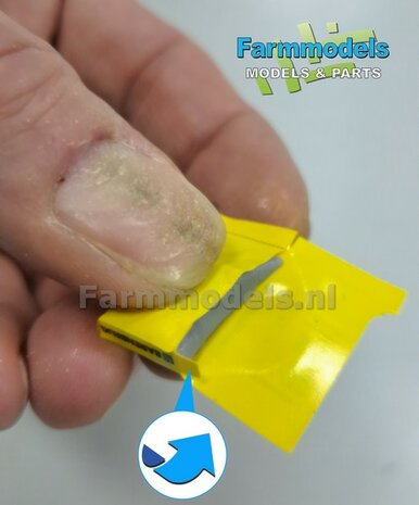 Gestapelde zakken Graszaad: BARENBRUG DOORZAAI  SET K = 3 lagen zaadgoed + 1 losse zak + 5x Pr&eacute;-Cut decal-stickers 1:32  