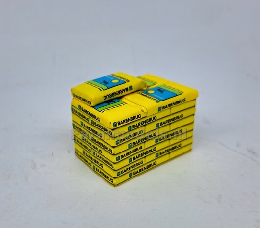 Gestapelde zakken Graszaad: BARENBRUG DOORZAAI  SET L = 8 lagen zaadgoed + 1 losse zak + 5x Pr&eacute;-Cut decal-stickers 1:32  