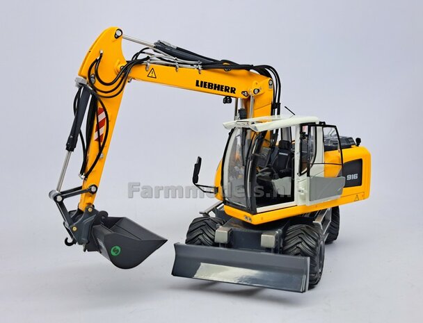 CW30 Snelwissel Giekaansluiting t.b.v. Pen Koppeling naar lepelsteel/giek.  Materiaal: Resin LIEBHERR GRIJS Gespoten geleverd 1:32 