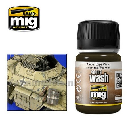 AMMO MIG Africa korps wash Enamel 35ml A.MIG-1001