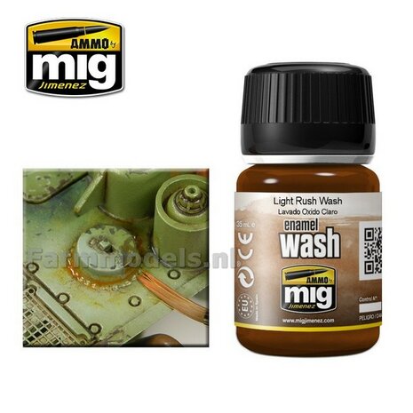 AMMO MIG Light rust wash Enamel 35ml A.MIG-1004