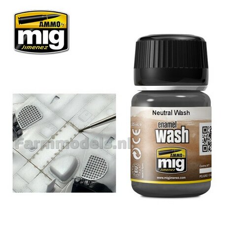 AMMO MIG Neutral WASH Enamel 35ml A.MIG-1010