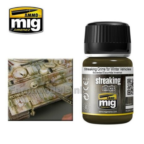 AMMO MIG Streaking grime for winter vehicles Enamel 35ml A.MIG-1205
