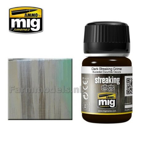 AMMO MIG Dark streaking grime Enamel 35ml A.MIG-1206