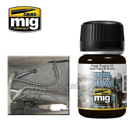 AMMO MIG Fresh engine oil Engine fuel &amp; oil Enamel 35ml A.MIG-1408