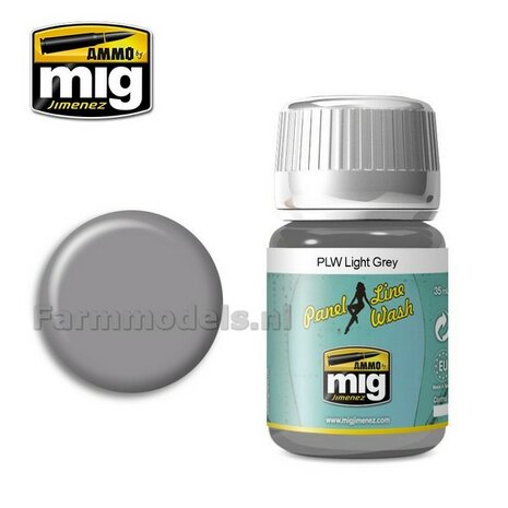 AMMO MIG PLW Light grey Enamel 35ml A.MIG-1600