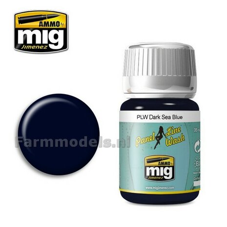 AMMO MIG PLW Dark sea blue Enamel 35ml A.MIG-1603