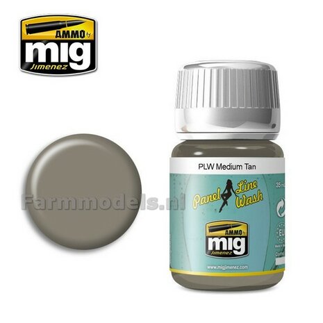 AMMO MIG PLW Medium tan Enamel 35ml A.MIG-1606
