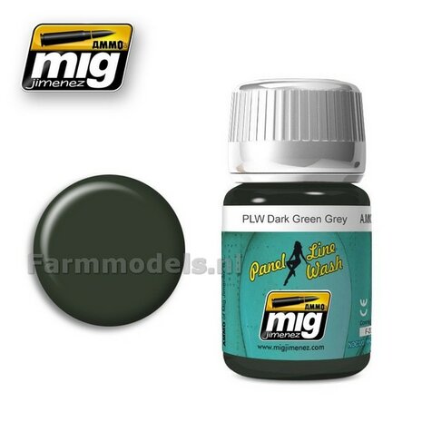 AMMO MIG PLW Dark green grey Enamel 35ml A.MIG-1608