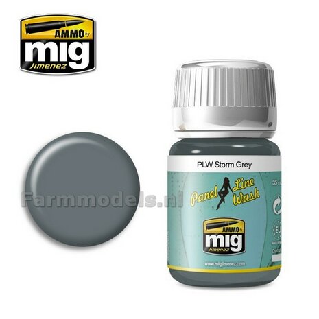 AMMO MIG PLW Storm grey Enamel 35ml A.MIG-1609