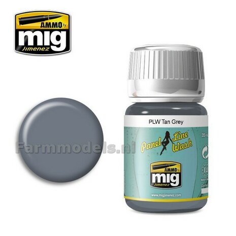 AMMO MIG PLW Tan grey Enamel 35ml A.MIG-1610