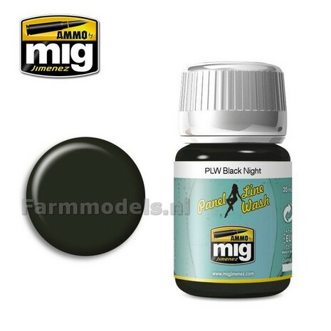 AMMO MIG PLW Black night Enamel 35ml A.MIG-1611