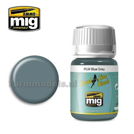 AMMO MIG PLW Blue grey Enamel 35ml A.MIG-1613
