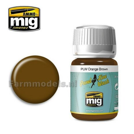 AMMO MIG PLW Orange brown Enamel 35ml A.MIG-1616