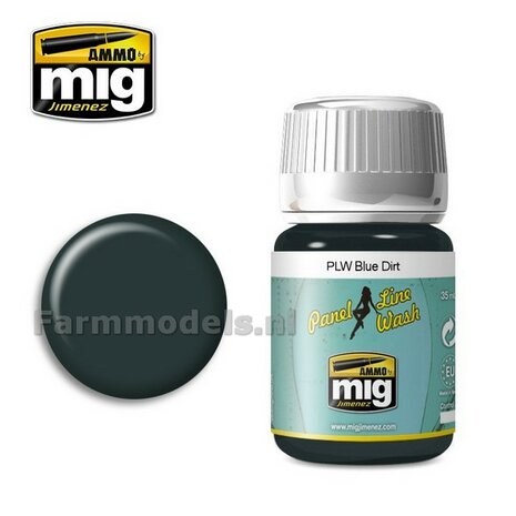 AMMO MIG PLW Blue dirt Enamel 35ml A.MIG-1619