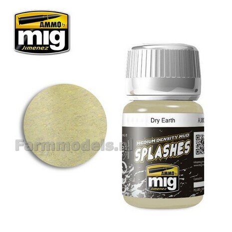 AMMO MIG Dry earth Splashes Enamel 35ml A.MIG-1750