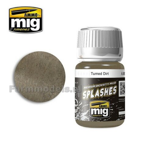 AMMO MIG Turned dirt Splashes Enamel 35ml A.MIG-1753