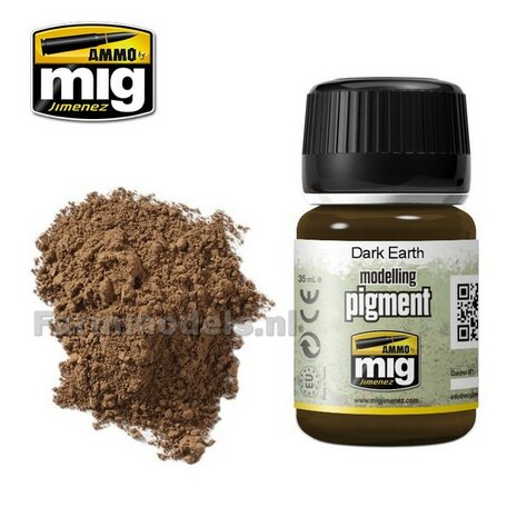 AMMO MIG Dark earth modelling pigment 35ml A.MIG-3007