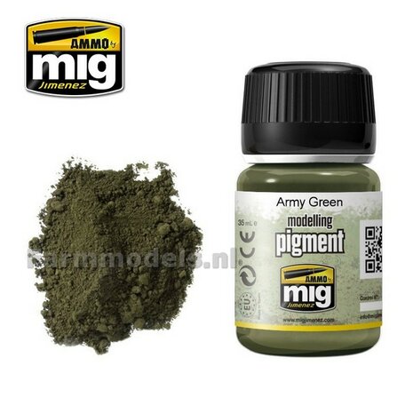 AMMO MIG Army green modelling pigment 35ml A.MIG-3019