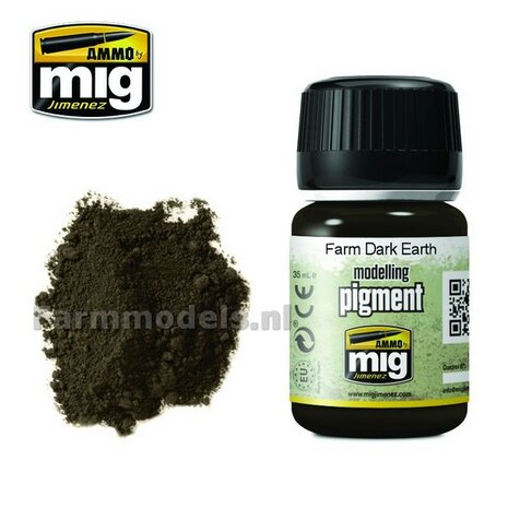 AMMO MIG Farm dark earth modelling pigment 35ml A.MIG-3027