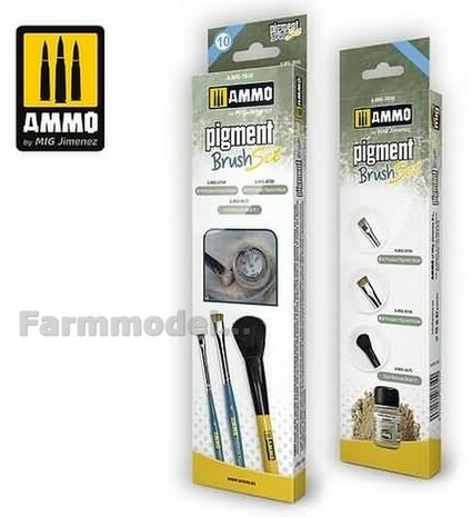 AMMO MIG Pigment penselen set A.MIG7610