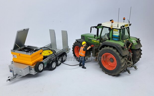 Opbergkist TRAANPLAAT 37.5mm x 15.3mm x 14.7mm DEURAFDRUK BOVENKANT Materiaal Resin ALUMINIUM gespoten geleverd 1:32    