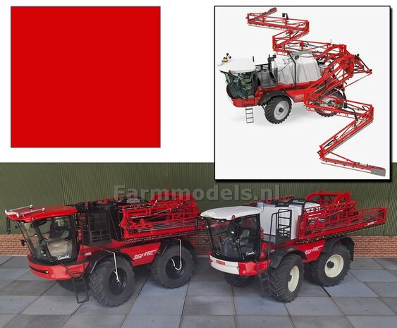 Agrifac (Condor) ROOD RAL 3002 Spuitbus / Spraypaint - Farmmodels series = Industrie lak, 400ml. ook voor schaal 1:1 zeer geschikt!!