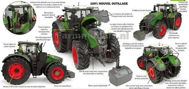 EU VERSION Fendt 1052 Vario 1:32 Universal Hobbies UH6851    VERWACHT/EXPECTED