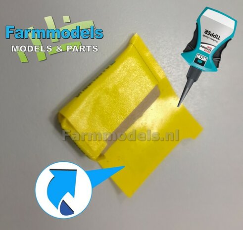 Ma&iuml;szaad: PIONEER CORNSEED  SET A = 5x verschillende volle zakken + 1x lege zak zaadgoed + 6x Pr&eacute;-Cut decal-stickers  1:32  