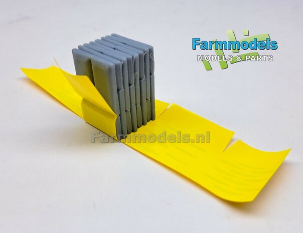 Gestapelde zakken Ma&iuml;szaad: PIONEER CORNSEED SET K = 3 lagen zaadgoed + 1 losse zak + 5x Pr&eacute;-Cut decal-stickers 1:32  