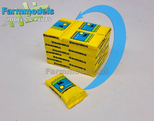 Gestapelde zakken Ma&iuml;szaad: PIONEER CORNSEED SET K = 3 lagen zaadgoed + 1 losse zak + 5x Pr&eacute;-Cut decal-stickers 1:32  