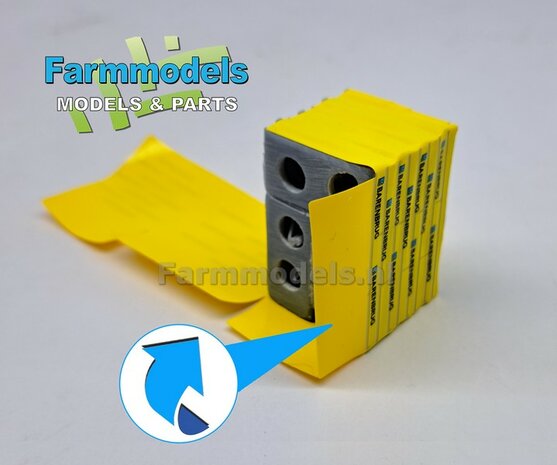 Gestapelde zakken Ma&iuml;szaad: PIONEER CORNSEED SET L = 8 lagen zaadgoed + 1 losse zak + 5x Pr&eacute;-Cut decal-stickers 1:32  