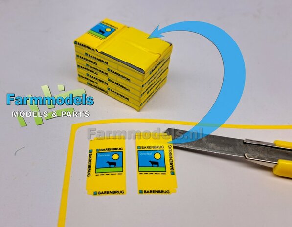 Gestapelde zakken Ma&iuml;szaad: PIONEER CORNSEED SET L = 8 lagen zaadgoed + 1 losse zak + 5x Pr&eacute;-Cut decal-stickers 1:32  