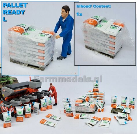 Pallet Ma&iuml;szaad: PIONEER CORNSEED PALLET READY L  1:32  