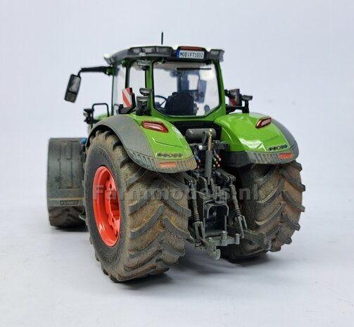 &Oslash; 73 x 30.4 mm: FENDT 1052 UH: 2x Michelin Axiobib2 Banden + RESIN Velgen BLANK geleverd 1:32 Premium Line Series  