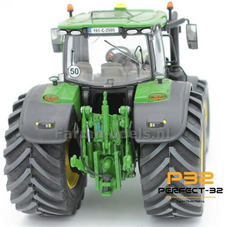 COMBI SET: 2x &Oslash; 51 mm + 2x &Oslash; 68 mm: JD 6250 Wiking Bandenset BLANK incl. 2x eindvertraging vooras 1:32  PERFECT-32  P28 + P29