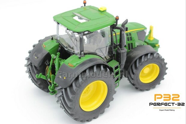 COMBI SET: 2x &Oslash; 51 mm + 2x &Oslash; 68 mm: JD 6250 Wiking Bandenset BLANK incl. 2x eindvertraging vooras 1:32  PERFECT-32  P28 + P29