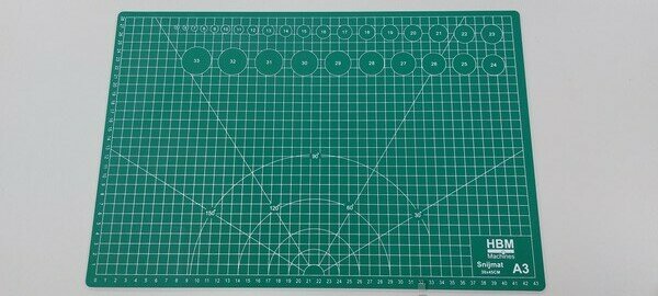 Zelf herstellende Snijmat / onderlegger 430 x 280 mm 