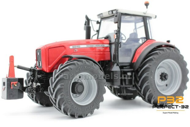 COMBI SET: 2x &Oslash; 48 mm + 2x &Oslash; 60.5 mm: MF 8240 set GRIJS incl. 4x afdekplaat/eindvertraging 1:32  PERFECT-32 P24 + P25