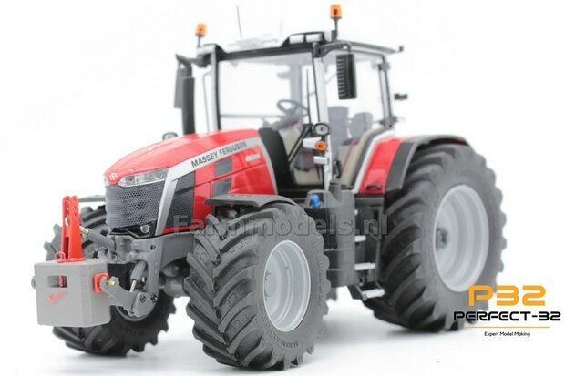 COMBI SET: 2x &Oslash; 51 mm + 2x &Oslash; 68 mm: MF 8S UH Bandenset GRIJS incl. 2x eindvertraging vooras 1:32  PERFECT-32  P28 + P29