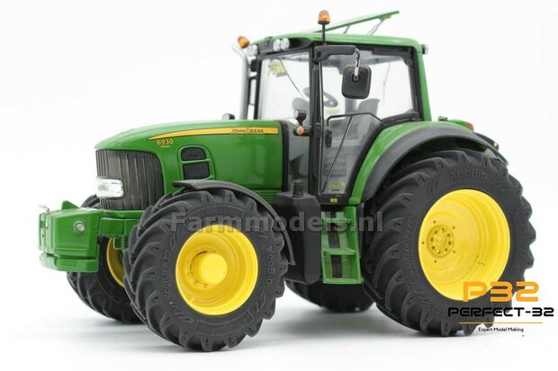 COMBI SET: 2x &Oslash; 48 mm + 2x &Oslash; 60.5 mm: JD 6930/7530 set RESIN BLANK incl. 2x eindvertraging 1:32  PERFECT-32 P24 + P25