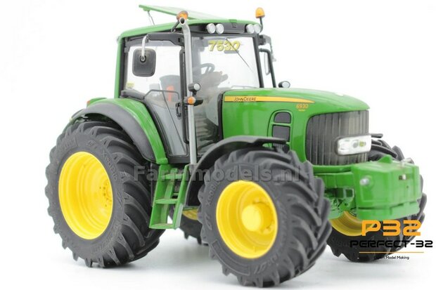 COMBI SET: 2x &Oslash; 48 mm + 2x &Oslash; 60.5 mm: JD 6930/7530 set RESIN BLANK incl. 2x eindvertraging 1:32  PERFECT-32 P24 + P25