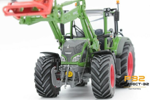 COMBI SET: 2x &Oslash; 43.5 mm + 2x &Oslash; 55 mm: FENDT 516  UH set ROOD gespoten incl. 2x eindvertraging 1:32  PERFECT-32 P24 + P25
