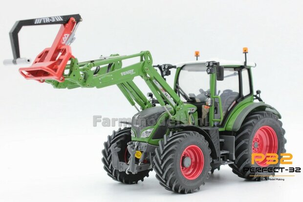 COMBI SET: 2x &Oslash; 43.5 mm + 2x &Oslash; 55 mm: FENDT 516  UH set ROOD gespoten incl. 2x eindvertraging 1:32  PERFECT-32 P24 + P25