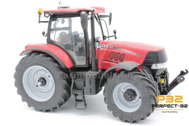 COMBI SET: 2x &Oslash; 48 mm + 2x &Oslash; 60.5 mm: CASE PUMA UH set GRIJS gespoten incl. 2x eindvertraging 1:32  PERFECT-32 P24 + P25